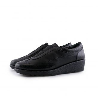 7329 Relax Γυναικεία Loafers ΜΑΥΡΟ