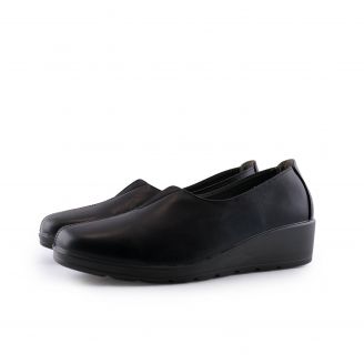 10428010 Parex  Γυναικεία Loafers ΜΑΥΡΟ