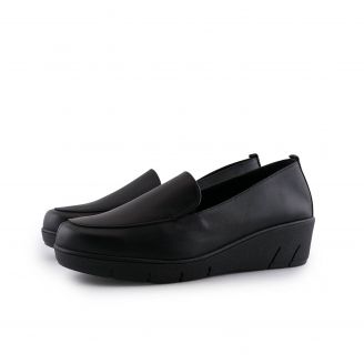 10524006 Parex Γυναικεία Loafers ΜΑΥΡΟ