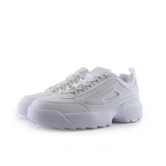 940LD total white Love4shoes Γυναικεία Sneakers ΛΕΥΚΟ