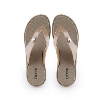 SD11005 Cubanitas Γυναικεία Σαγιονάρες Flip Flops ΜΠΕΖ