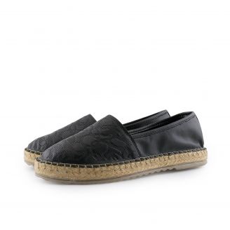 23470 Top3 Γυναικείες Espadrilles ΜΑΥΡΟ