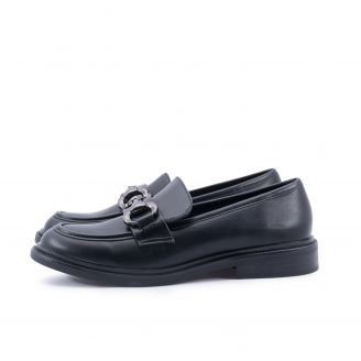 246-1718 B-Soft Γυναικεία Slip-On ΜΑΥΡΟ