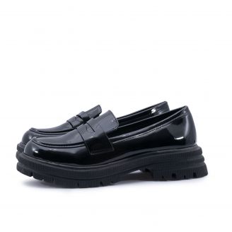 2209-1 Love4shoes Γυναικείο Slip-On ΜΑΥΡΟ