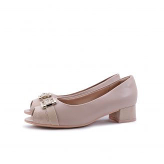 779-24008  Piccadilly Peep-toe Γυναικείες Γόβες ΜΠΕΖ