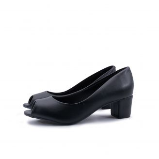 798-24003 Adams Peep-toe Γόβες ΜΑΥΡΟ