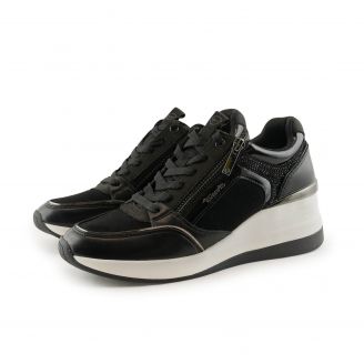 1-23703-42 Tamaris Γυναικεία Sneakers ΜΑΥΡΟ