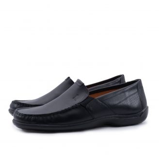 15363 Boxer Ανδρικά Loafers ΜΑΥΡΟ