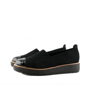 400 JULIET Γυναικεία Loafers - Slip On ΜΑΥΡΟ