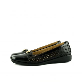 2239 RELAX Γυναικεία Loafers - Slip On ΜΑΥΡΟ