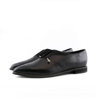 812-1 Glee Γυναικεία Loafers - Slip On ΜΑΥΡΟ