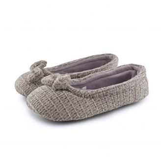 590463 Love4shoes Γυναικεία Παντόφλες Χειμερινές ΓΚΡΙ