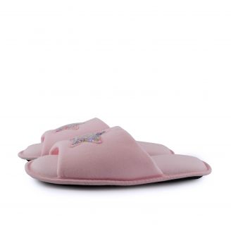 511993 Love4shoes Γυναικείες Πάνινες Παντόφλες ΡΟΖ