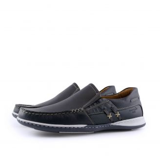 21177 Boxer Ανδρικά Loafers ΜΠΛΕ