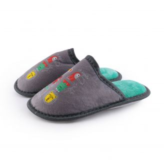 1222-0111 Love4shoes Παιδικά Αγόρι Παντόφλες ΓΚΡΙ