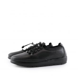 205 Love4shoes Γυναικεία Sneakers ΜΑΥΡΟ