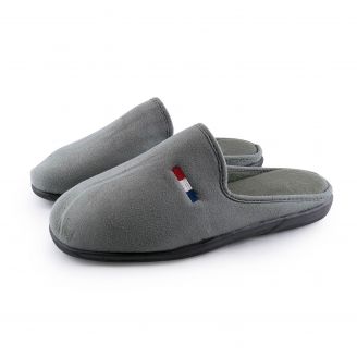 D39 Love4shoes Ανδρικά Παντόφλες Χειμερινές ΓΚΡΙ