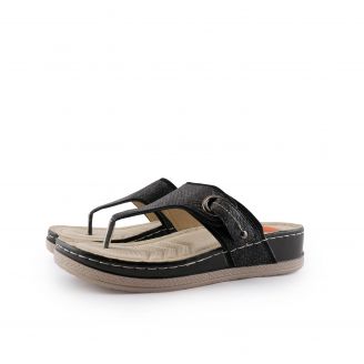8686-102 B-Soft Γυναικεία Σανδάλια ΜΑΥΡΟ