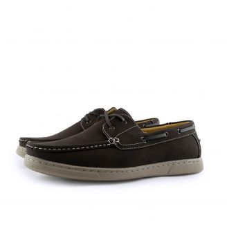 1224 Il Mondo Ανδρικά Boat Shoes ΚΑΦΕ