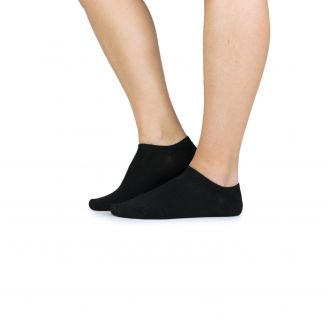 8701 Quoxing 30-36 Socks Γυναικεία Κάλτσες Αστραγάλου ΜΑΥΡΟ