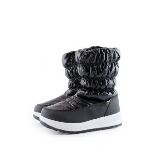 185038 Love4shoes Παιδικές Γαλότσες Apres Ski  Κορίτσι ΜΑΥΡΟ