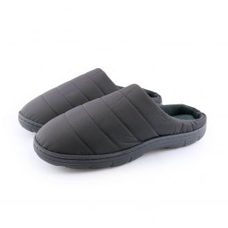 593028 Love4shoes Ανδρικά Παντόφλες Χειμερινές ΜΑΥΡΟ