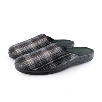 595343 Love4shoes Ανδρικές Παντόφλες Χειμερινές ΜΑΥΡΟ