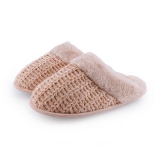 841063 Love4shoes Γυναικείες Παντόφλες Χειμερινές ΡΟΖ