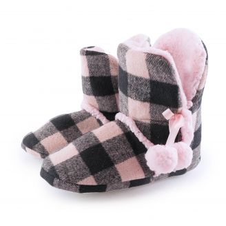 849180 Love4shoes Γυναικείες Παντόφλες Χειμερινές ΡΟΖ