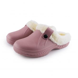 292-0020 Love4shoes Γυναικεία Παντόφλες Χειμερινές ΡΟΖ