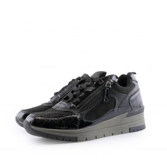 581191 Sprox Γυναικεία Sneakers ΜΑΥΡΟ