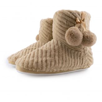 589653 Love4shoes Γυναικείες Παντόφλες Χειμερινές ΜΠΕΖ