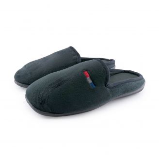 218D Love4shoes Ανδρικές Παντόφλες Χειμερινές ΜΑΥΡΟ