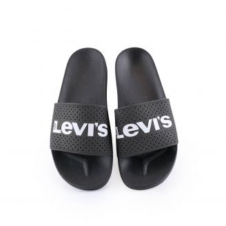 233015-753 Levi's Ανδρικά Σαγιονάρες Slides ΜΑΥΡΟ