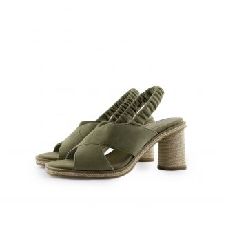 1-28301-28 Tamaris Γυναικεία Πέδιλα ΠΡΑΣΙΝΟ