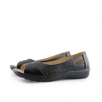 Mara Antrin Γυναικεία Loafers - Slip On ΜΑΥΡΟ