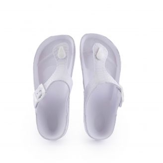 2288-0179 Love4shoes Γυναικεία Σαγιονάρες Flip Flops ΛΕΥΚΟ