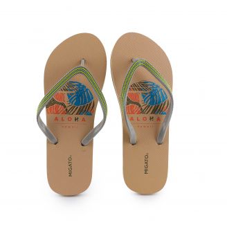 183SY Migato Γυναικεία Σαγιονάρες Flip Flops ΓΚΡΙ