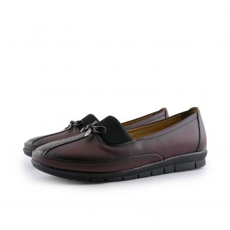 203 Damkal Γυναικεία Loafers - Slip On ΜΠΟΡΝΤΟ