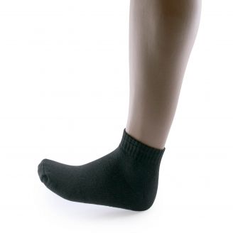DU XING 40-46 socks Ανδρικές πετσετέ Κάλτσες αστραγάλου ΜΑΥΡΟ