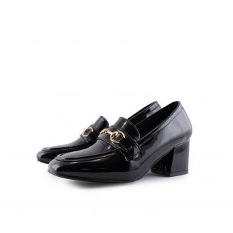 893800 Love4shoes Γυναικείες Γόβες ΜΑΥΡΟ