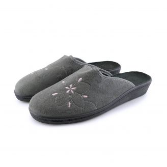 892530 Love4shoes Γυναικείες Παντόφλες Χειμερινές ΓΚΡΙ