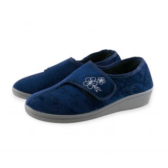 210-0016 Love4shoes Γυναικείες Παντόφλες Χειμερινές ΜΠΛΕ