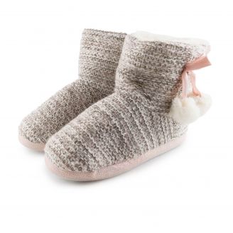 899700 Love4shoes  Γυναικεία Παντόφλες Χειμερινές NUDE