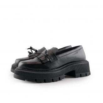220131 Lemon Γυναικεία Slip-On ΜΑΥΡΟ