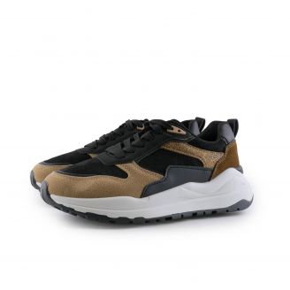 620C Love4shoes  Γυναικεία Sneakers ΜΑΥΡΟ