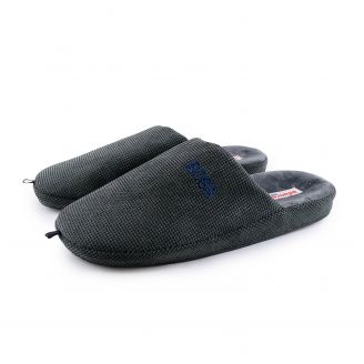 895-23511 Adam's Shoes Χειμερινές Ανδρικές Παντόφλες ΓΚΡΙ