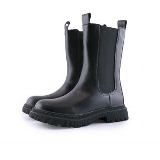 1056 Love4shoes Κορίτσι Μποτάκι ΜΑΥΡΟ