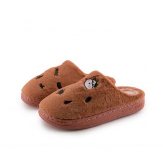 8739MD Love4shoes Παιδικές Παντόφλες Χειμερινές Κορίτσι ΠΟΡΤΟΚΑΛΙ