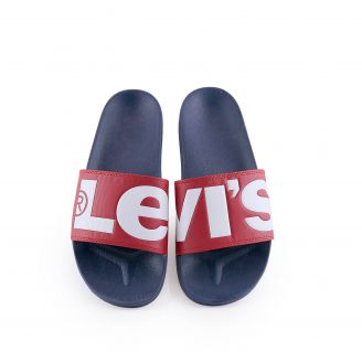 231548-794 Levis Ανδρικές Παντόφλες ΚΟΚΚΙΝΟ